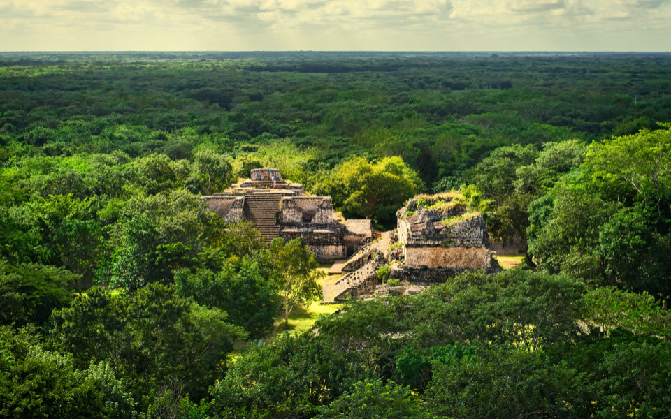 Maya-Ausgrabungsstätte Ek Balam in Yucatan, Mexiko